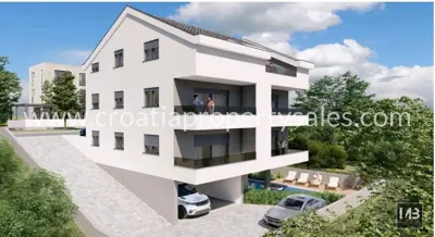 Stan 95 m², Trogir - otvoren pogled na more - 2