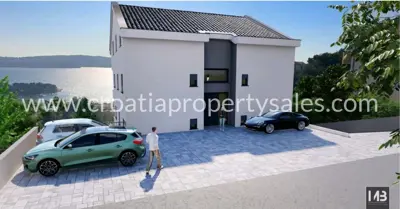 Stan 95 m², Trogir - otvoren pogled na more - 5