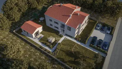 Apartment in Dubrava kod Tisna, ground floor, 2 rooms and terrace