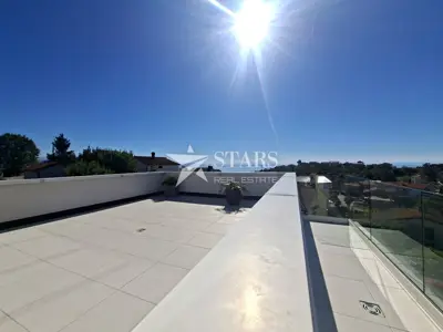 Penthouse 96 m², Pobri - Blick auf Kvarner und zwei Terrassen - 10