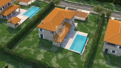 Bauland 1.270 m², Poreč Umgebung, Meerblick - 12