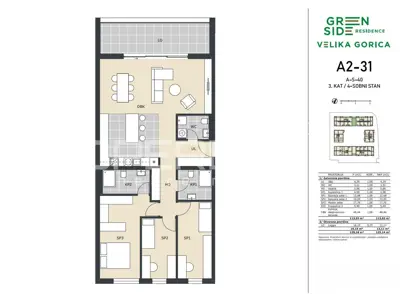 Stan 125 m², Velika Gorica - 4 sobe, novogradnja - 11