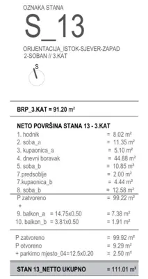 Penthouse 131 m², Okrug Gornji na Čiovu, atemberaubender Panoramablick auf das Meer - 4