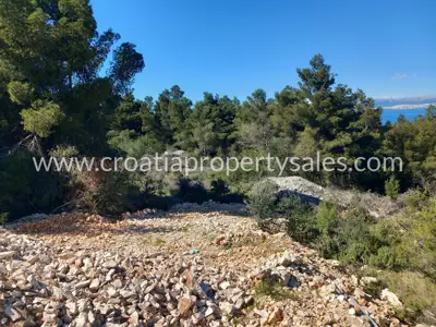 Baugrundstück 2.000 m², Otok Brač - Meerblick - 3