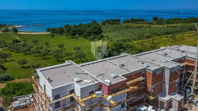 Umag, okolica - moderna kuća 1.red do mora! - 2