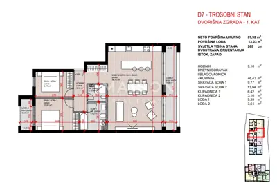 Zagreb, Kvatrić - Apartment in high-quality new construction 100,95 m² - 2