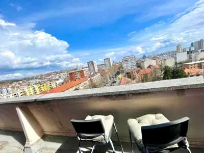 Wohnung 33 m², Črnomerec - Terrasse und Blick auf den Park - 2