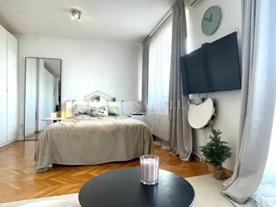 Wohnung 33 m², Črnomerec - Terrasse und Blick auf den Park - 4