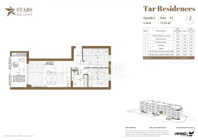 Wohnung in Tar, Neubau und ruhige Lage - 5