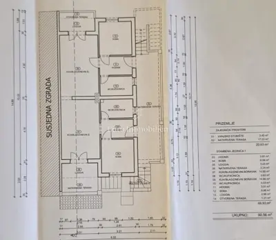 House 233 m², Novalja - 5 apartments and pool - 20
