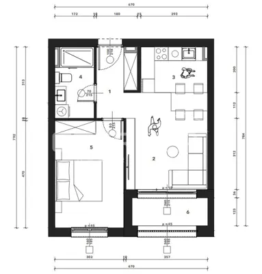 Prodaja, Stan, Črnomerec, Kuniščak, 2s, 48 m² - 2