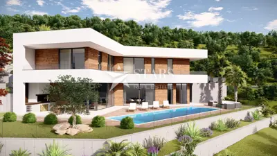 Opatija, Mošćenička Draga building plot 957 m² with project for a villa - 3