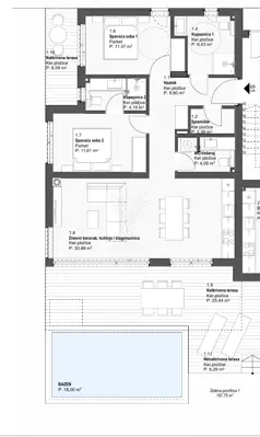 Wohnung, Tribunj, Meerblick und privater Pool - 14