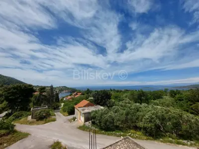 Poslovna zgrada 180 m², Račišće, pogled na more i uvalu - 5