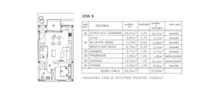 Wohnung zum Kauf in Žminj, 53,8 m² - 7