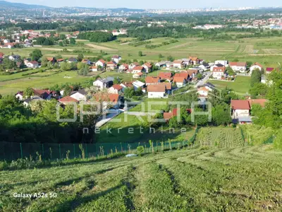 Land 2,839 m², Jagnjić Dol, view of Zagreb