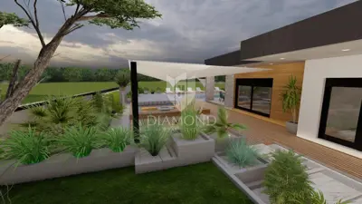 Building plot 1,077 m², Barban - project and permit - 12