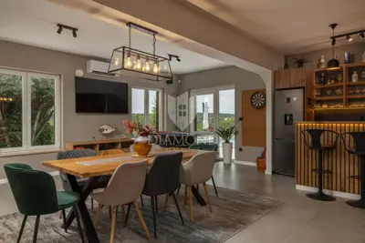 Vila 2459 m², Labin - panoramski pogled i bazen - 22