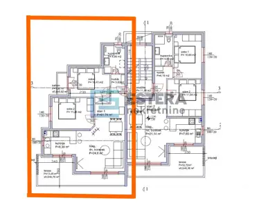 Apartment 76.2 m², Sukošan - center, 200 m from the sea - 18