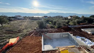 Vila 197 m², Krk - pogled na more i bazen - 11
