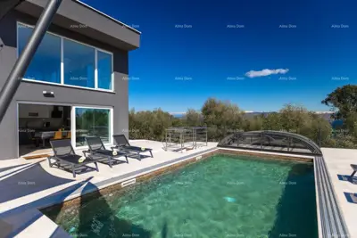 Villa 200 m², Labin Presika - beheizter Pool und Sonnenterrasse - 13
