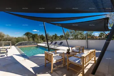 Villa 200 m², Labin Presika - beheizter Pool und Sonnenterrasse - 15
