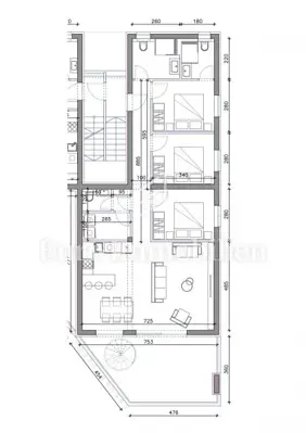Stan 111 m², Sukošan - krovna terasa i dvije spavaće sobe - 26