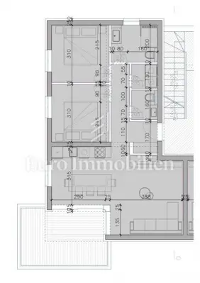 Stan 111 m², Sukošan - krovna terasa i dvije spavaće sobe - 27