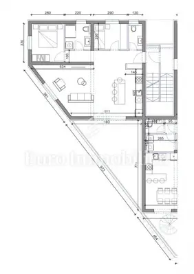Stan 111 m², Sukošan - krovna terasa i dvije spavaće sobe - 25