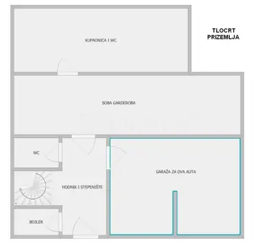 House 176 m², Šestine, panoramic view and garden - 22