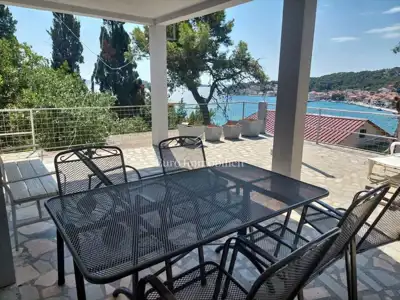 House in Tisno, sea view and landscaped yard