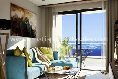 Wohnung in Omiš, Neubau in der Nähe des Strandes - 6