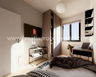 Wohnung in Omiš, Neubau in der Nähe des Strandes - 11