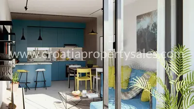 Wohnung in Omiš, Neubau in der Nähe des Strandes - 7