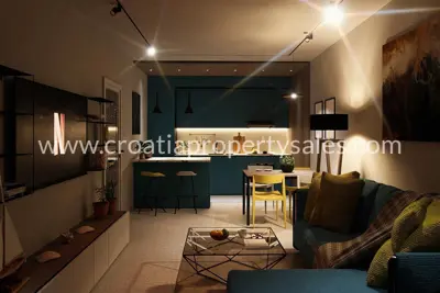 Wohnung in Omiš, Neubau in der Nähe des Strandes - 5