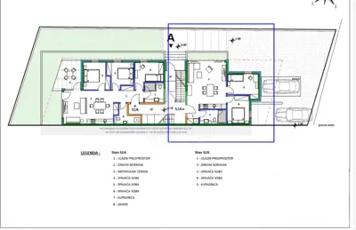 Stan 59 m², Lovrečica - 2 spavaće sobe i okućnica - 3