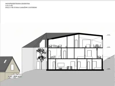 Semi-detached house 140 m², Samobor Centar - historic core - 22
