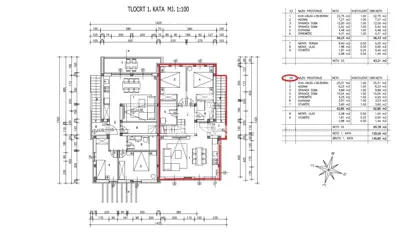 Stan 98 m², Zambratija, 300 m od mora i krovna terasa - 17