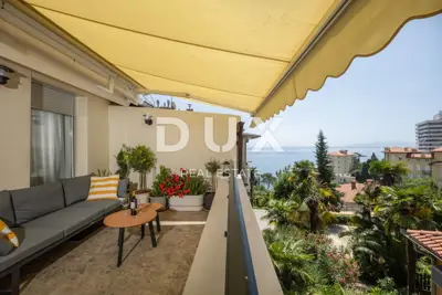 Apartment 57 m², Opatija - Centar, terrace with sea view - 11