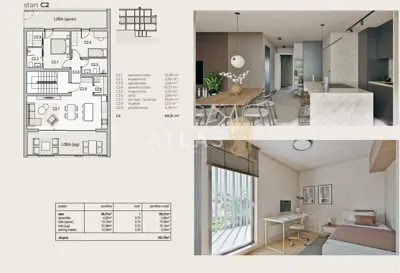 Stan 103 m², Kraljevica - dvije spavaće sobe i dvije lođe - 12