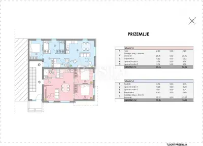 Apartment 52 m², Bibinje - ground floor, garden and parking space - 16
