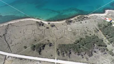 Baugrundstück, Košljun na Pagu, erste Reihe zum Meer - 11