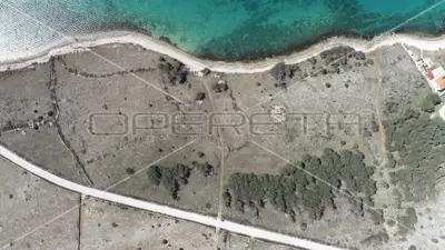 Baugrundstück, Košljun na Pagu, erste Reihe zum Meer - 10
