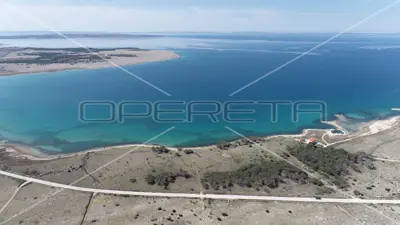 Baugrundstück, Košljun na Pagu, erste Reihe zum Meer - 2