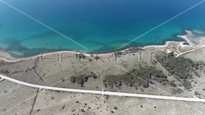 Baugrundstück, Košljun na Pagu, erste Reihe zum Meer - 4