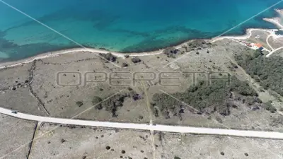 Baugrundstück, Košljun na Pagu, erste Reihe zum Meer - 6