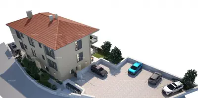 Baugrundstück mit baugenehmigung für den bau von 6 luxusapartments – kaštel - 6