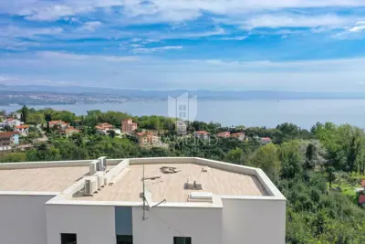 Opatija, oprić - moderan stan s pogledom na more i vlastitim vrtom - 8
