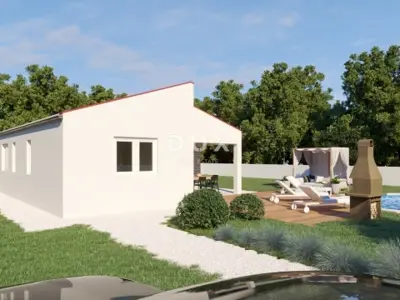 Tinjan, Kringa, montažna kuća, 113 m², bazen, okućnica - 3