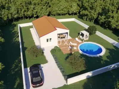Tinjan, Kringa, montažna kuća, 113 m², bazen, okućnica - 2